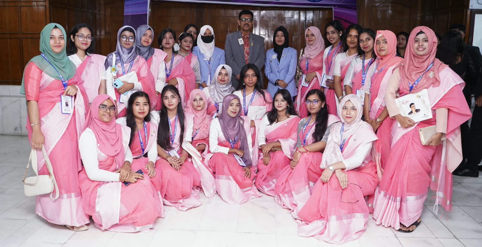 Women and community participants at an event