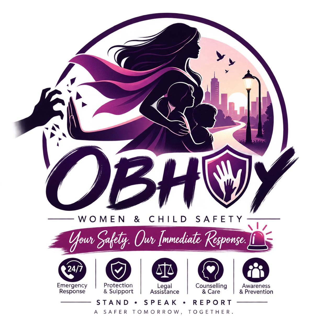 OBHOY Women and Child Safety logo